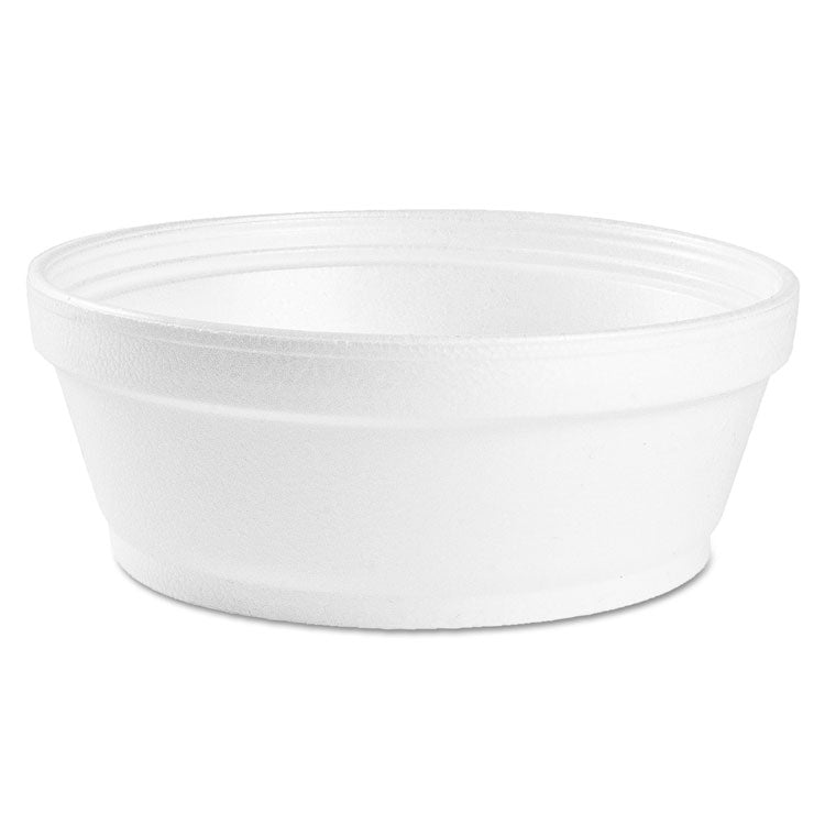 Foam Container, Squat, 8 Oz, 4.63" Diameter X 1.13"h, White, 500/carton 1