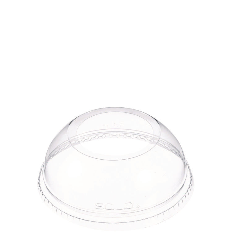 Open-Top Dome Lid, Fits 16 Oz To 24 Oz Plastic Cups, Clear, 1.9" Dia Hole, 1,000/carton 1