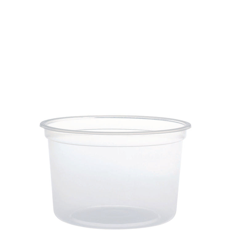 MicroGourmet Food Container, 16 oz, Translucent, Plastic, 50/Pack, 10 Packs/Carton 1