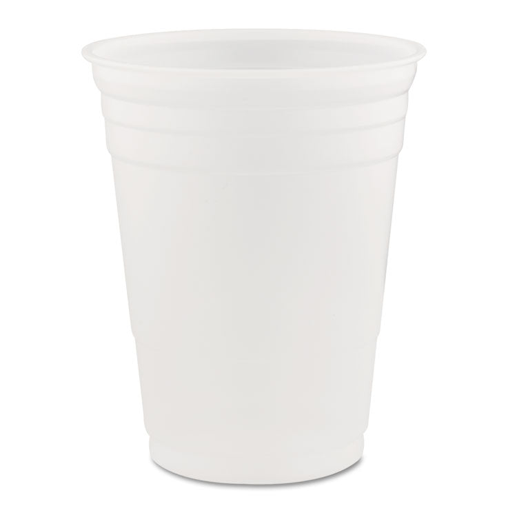 SOLO Party Plastic Cold Drink Cups, 16 oz, 50/Sleeve, 20 Sleeves/Carton 1