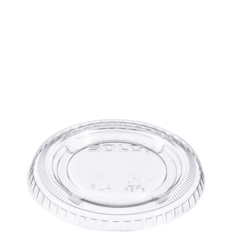 Portion/souffle Cup Lids, Fits 3.25 Oz To 9 Oz Cups, Clear, 125/pack, 20 Packs/carton 1