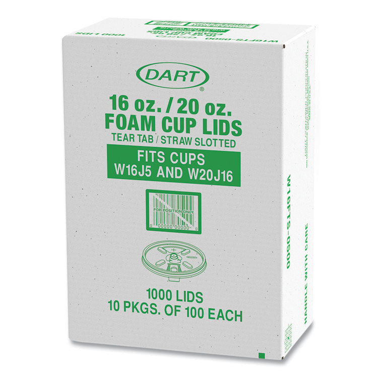 Lids for Foam Cups and Containers, Fits 16 oz, 20 oz Cups, Translucent, 1,000/Carton 3