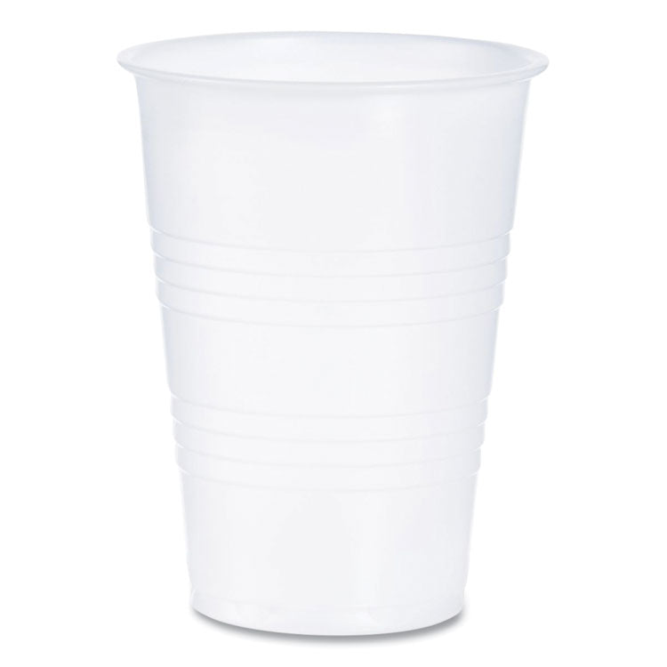 High-Impact Polystyrene Cold Cups, 10 oz, Translucent, 100 Cups/Sleeve, 25 Sleeves/Carton 1