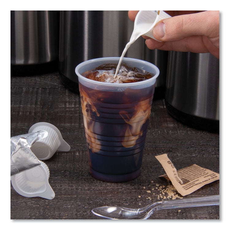 High-Impact Polystyrene Squat Cold Cups, 12 oz, Translucent, 50 Cups/Sleeve, 20 Sleeves/Carton 5