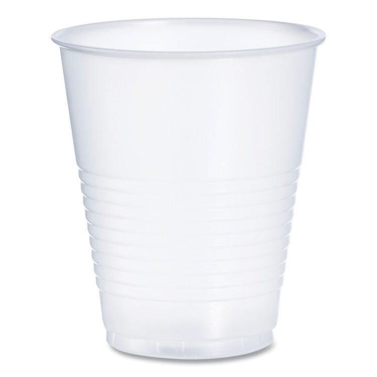 High-Impact Polystyrene Squat Cold Cups, 12 oz, Translucent, 50 Cups/Sleeve, 20 Sleeves/Carton 1