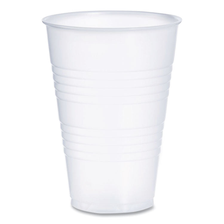 High-Impact Polystyrene Cold Cups, 14 oz, Translucent, 50 Cups/Sleeve. 20 Sleeves/Carton 1