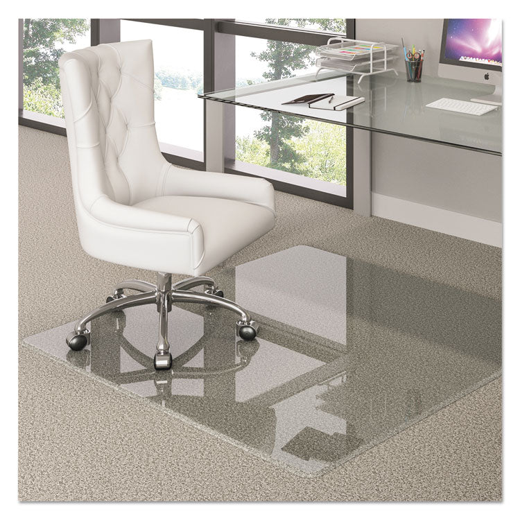 Premium Glass All Day Use Chair Mat - All Floor Types, 36 X 46, Rectangular, Clear 1