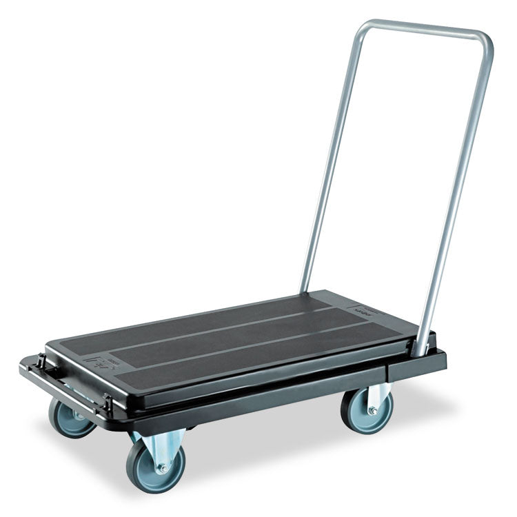 Heavy-Duty Platform Cart, 300 lb Capacity, 21 x 32.5 x 37.5, Black 1