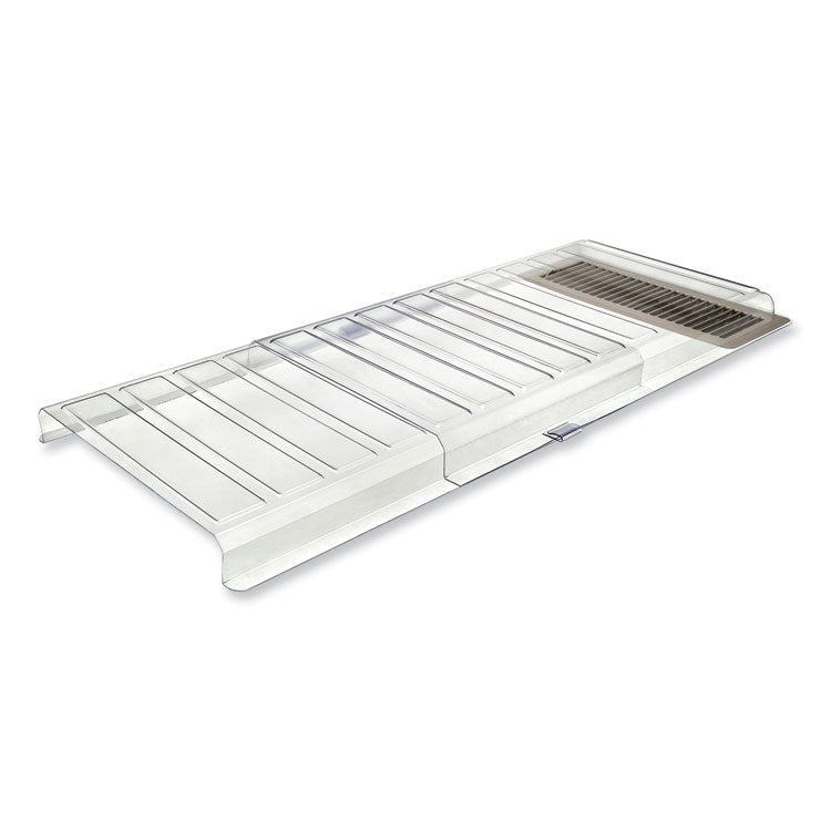 Under Furniture Air Deflector, 11 x 20 x 1.25, Clear 5