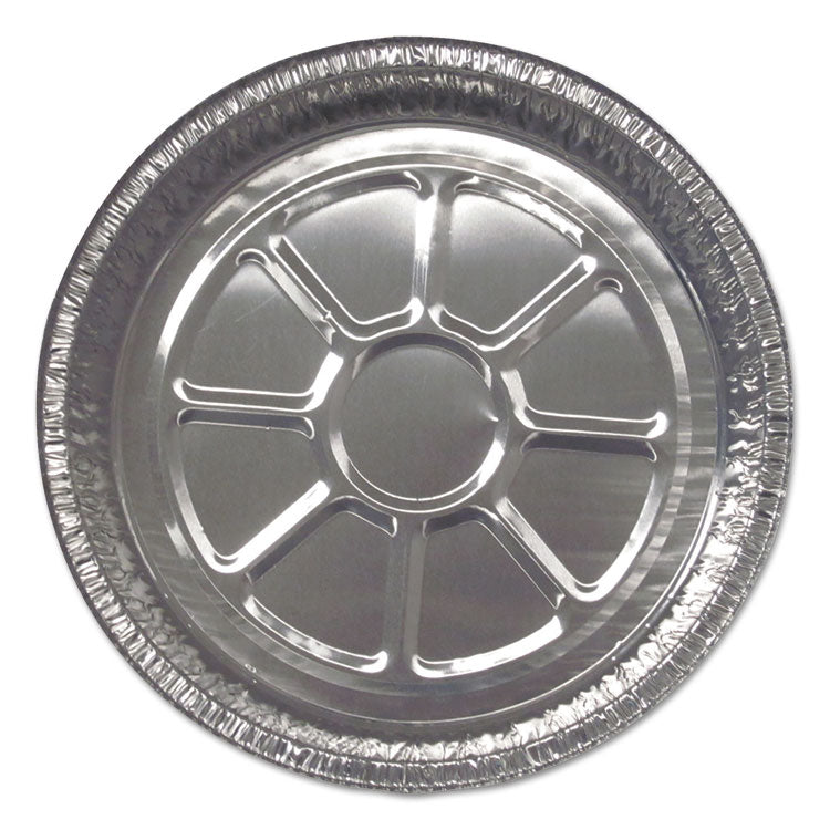 Aluminum Closeable Containers, Round, 8" Diameter X 1.56"h, Silver, 500/carton 1