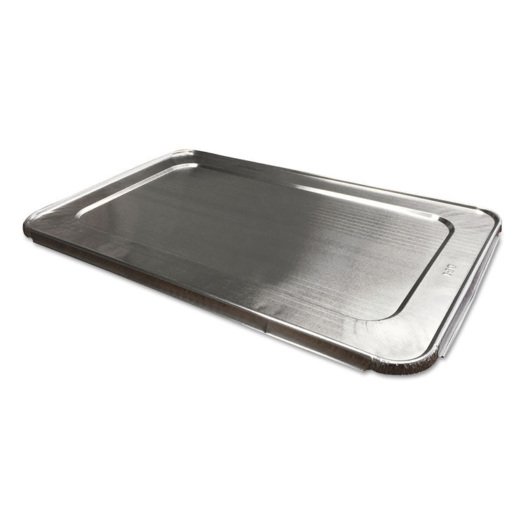 Aluminum Steam Table Lids, Fits Full-Size Pan, 12.88 x 20.81 x 0.63, 50/Carton 1