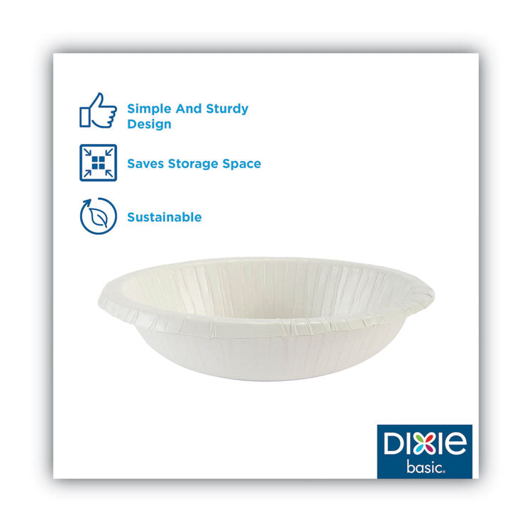 Everyday Disposable Dinnerware, Individually Wrapped, Bowl, 12 Oz, White, 500/carton 3