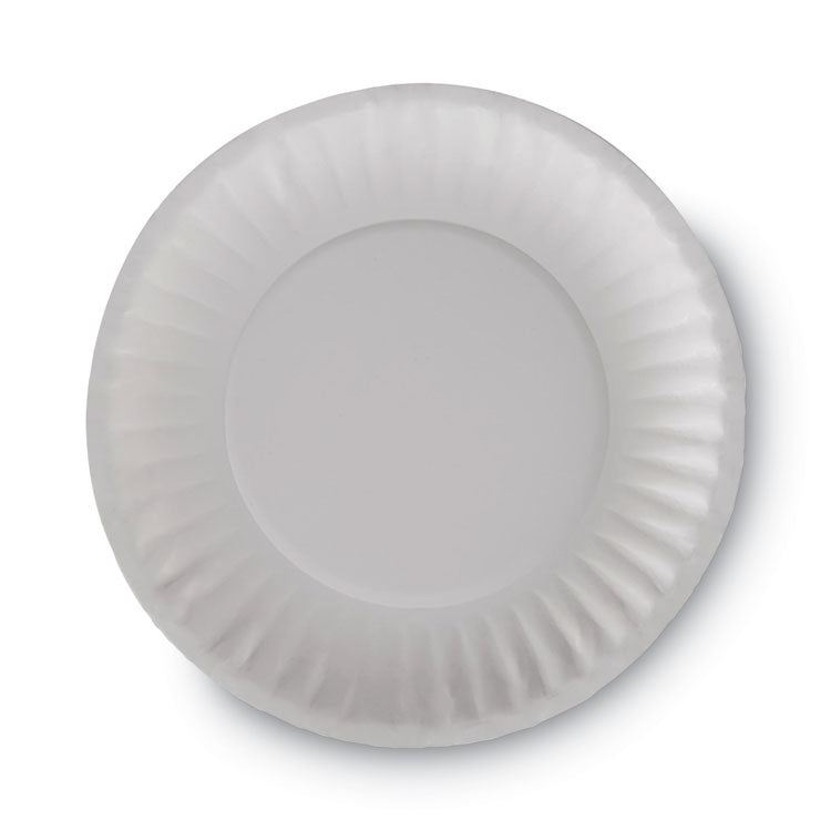 Clay Coated Paper Plates, 6" Dia, White, 100/pack, 12 Packs/carton 3