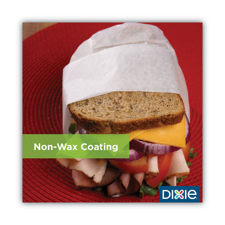 All-Purpose Food Wrap, Dry Wax Paper, 12 X 12, White, 1,000/carton 6