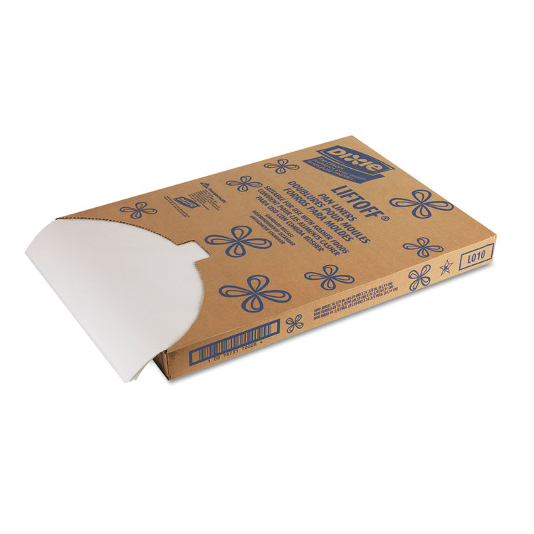 Greaseproof Liftoff Pan Liners, 16.38 X 24.38, White, 1,000 Sheets/carton 1