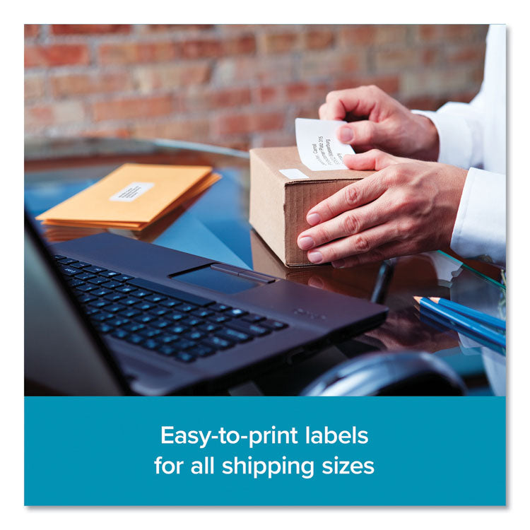 LW Shipping Labels, 2.31" x 4", White, 300 Labels/Roll, 6 Rolls/Pack 2