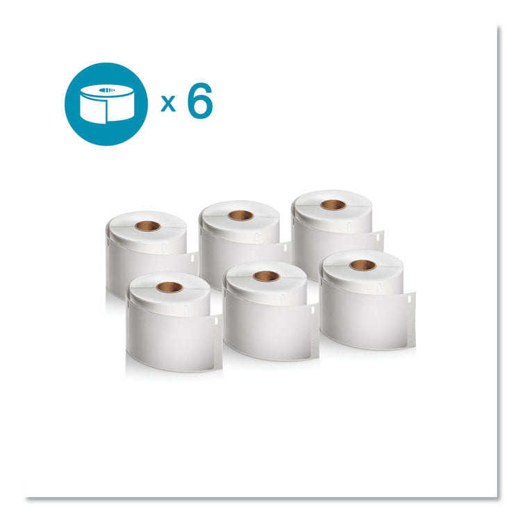 LW Shipping Labels, 2.31" x 4", White, 300 Labels/Roll, 6 Rolls/Pack 1