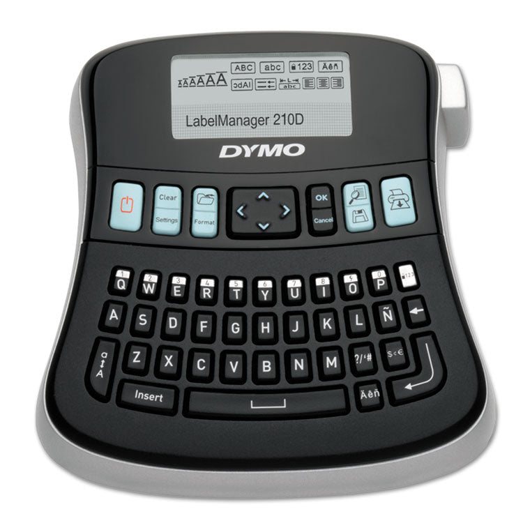 Labelmanager 210d Label Maker, 2 Lines, 6.1 X 6.5 X 2.5 1