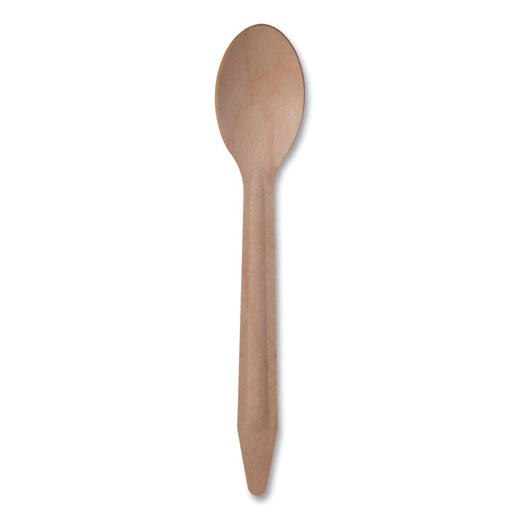 Wood Cutlery, Spoon, Natural, 500/Carton 1