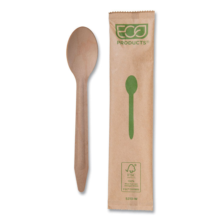 Wood Cutlery, Spoon, Natural, 500/Carton 2