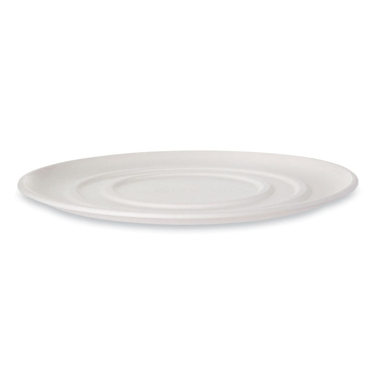 Worldview Sugarcane Pizza Trays, 16 X 16 X 02, White, 50/carton 1