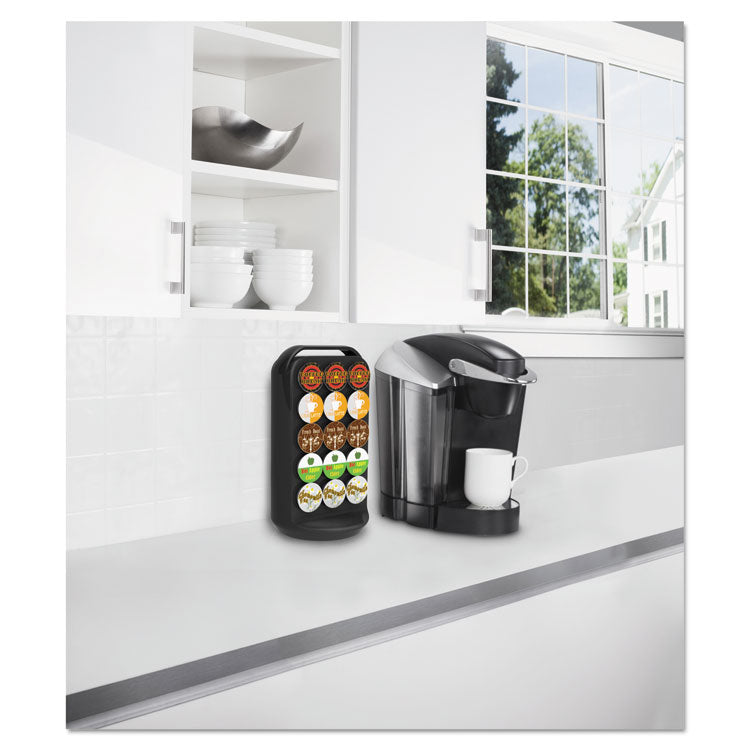 Coffee Pod Carousel, Fits 30 Pods, 6.8 x 6.8 x 12.63, Black 2