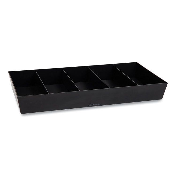 Anchor Collection 5-Compartment Snack Organizer, 12 x 24 x 3.25, Black 1