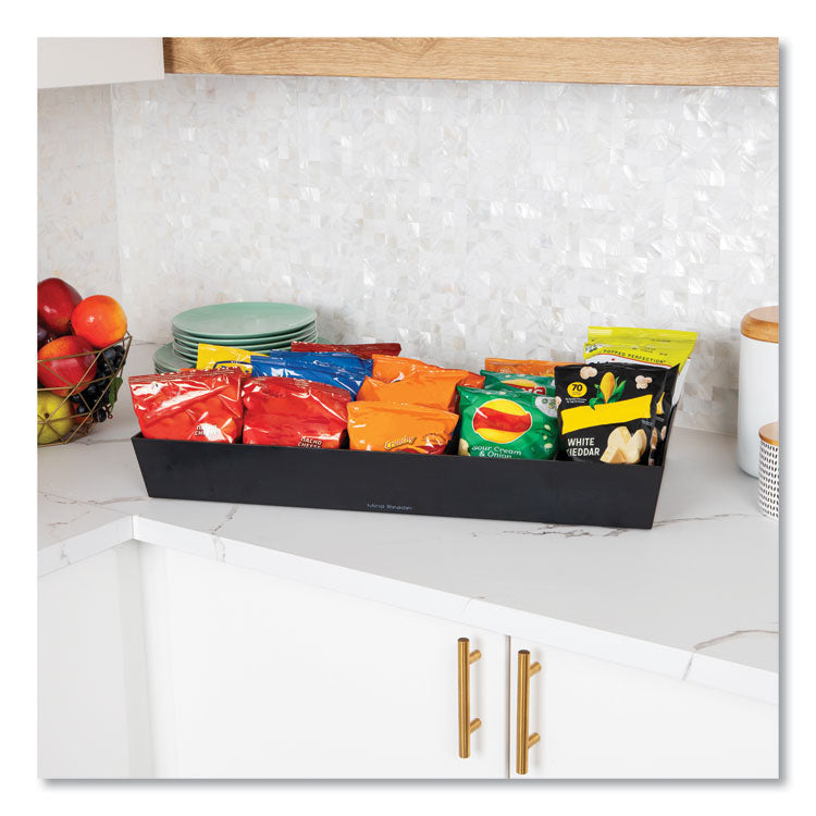 Anchor Collection 5-Compartment Snack Organizer, 12 x 24 x 3.25, Black 7