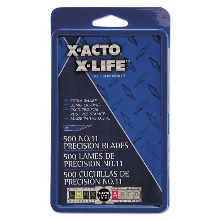 No. 11 Bulk Pack Blades For X-Acto Knives, 500/box 1