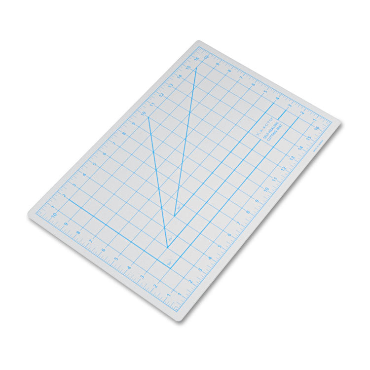 Self-Healing Cutting Mat, Nonslip Bottom, 1" Grid, 12 X 18, Gray 1