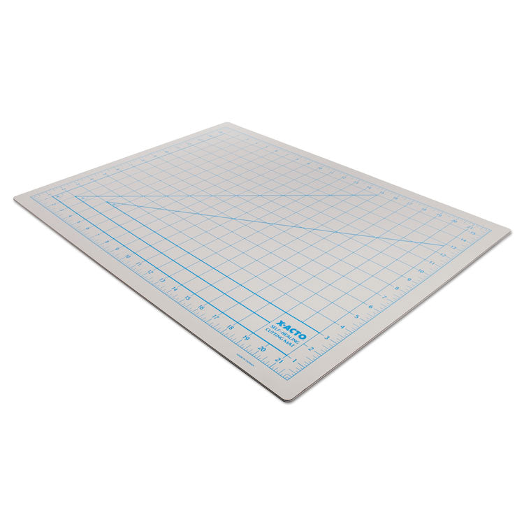 Self-Healing Cutting Mat, Nonslip Bottom, 1" Grid, 18 X 24, Gray 1