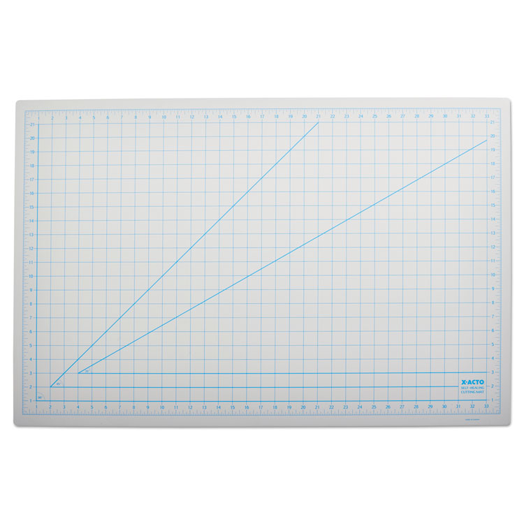 Self-Healing Cutting Mat, Nonslip Bottom, 1" Grid, 24 X 36, Gray 2