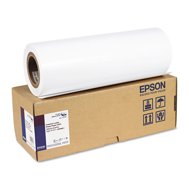 Premium Luster Photo Paper, 3" Core, 10 Mil, 16" X 100 Ft, Premium Luster White 2