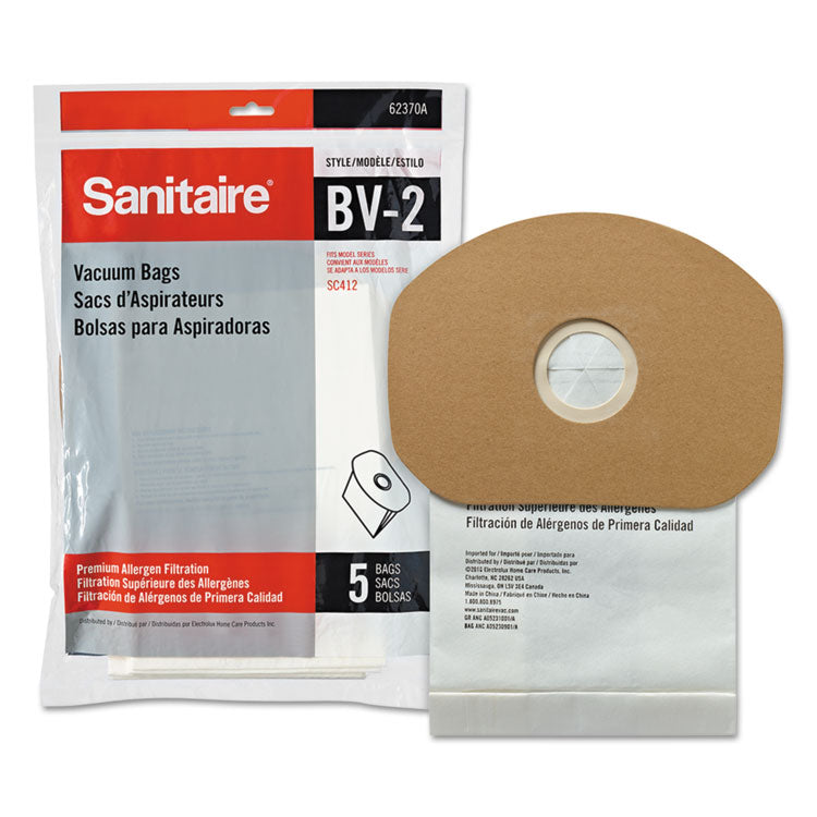 Disposable Dust Bags for Sanitaire Commercial Backpack Vacuum, 5/Pack, 10 Packs/Carton 1