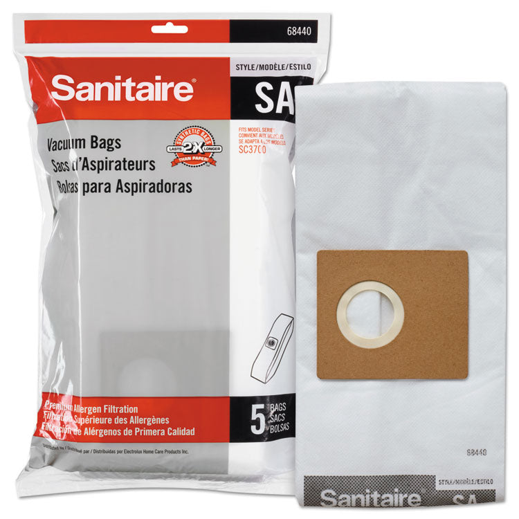 Style SA Disposable Dust Bags for SC3700A, 5/Pack, 10 Packs/Carton 1