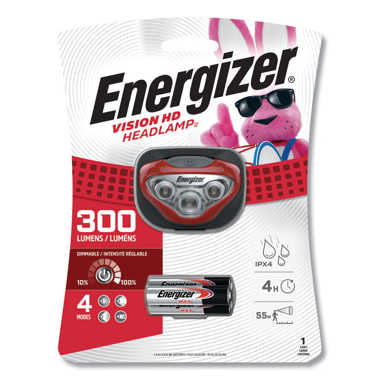 Led Headlight, 3 Aaa Batteries (included), Red 1