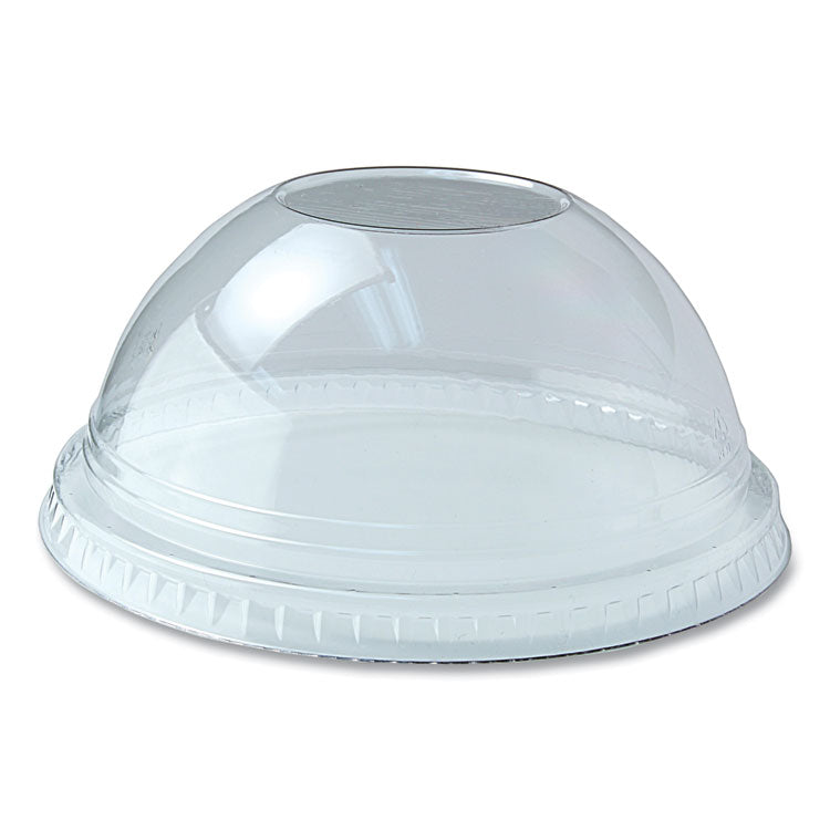 Kal-Clear/Nexclear Drink Cup Lids, Dome Lid with 1" Hole, Fits 5 oz to 24 oz Cups, Clear, 1,000/Carton 1