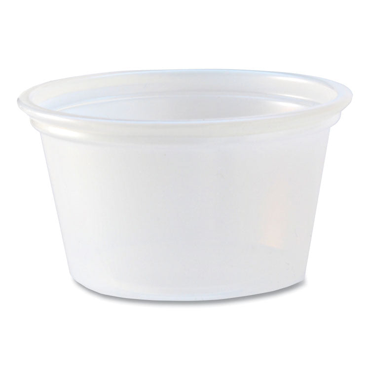 Portion Cups, 0.75 oz, Translucent, 125/Sleeve, 20 Sleeve/Carton 1