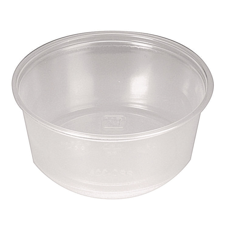 Portion Cups, 3.25 oz, Translucent, 125/Sleeve, 20 Sleeve/Carton 5