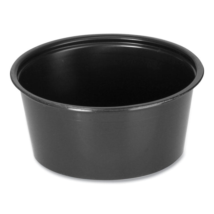 Portion Cups, 2 oz, Black, 2,500/Carton 1