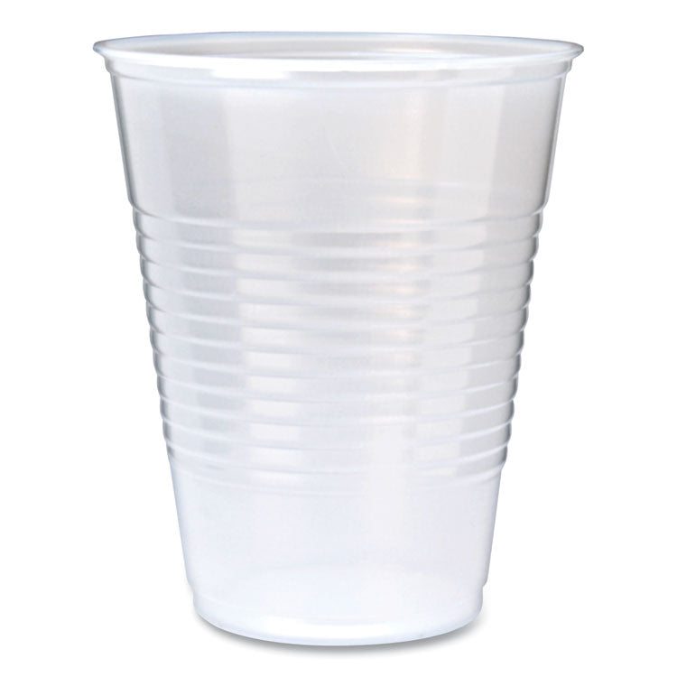 RK Ribbed Cold Drink Cups, 9 oz, Clear, 100/Sleeve, 25 Sleeves/Carton 1