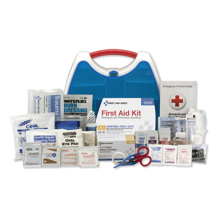 Readycare First Aid Kit For 50 People, Ansi A+, 238 Pieces, Plastic Case 1