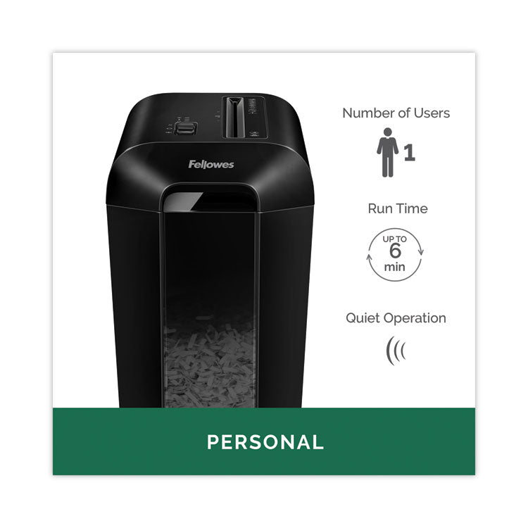 Powershred Lx65 Cross-Cut Shredder, 10 Manual Sheet Capacity 2