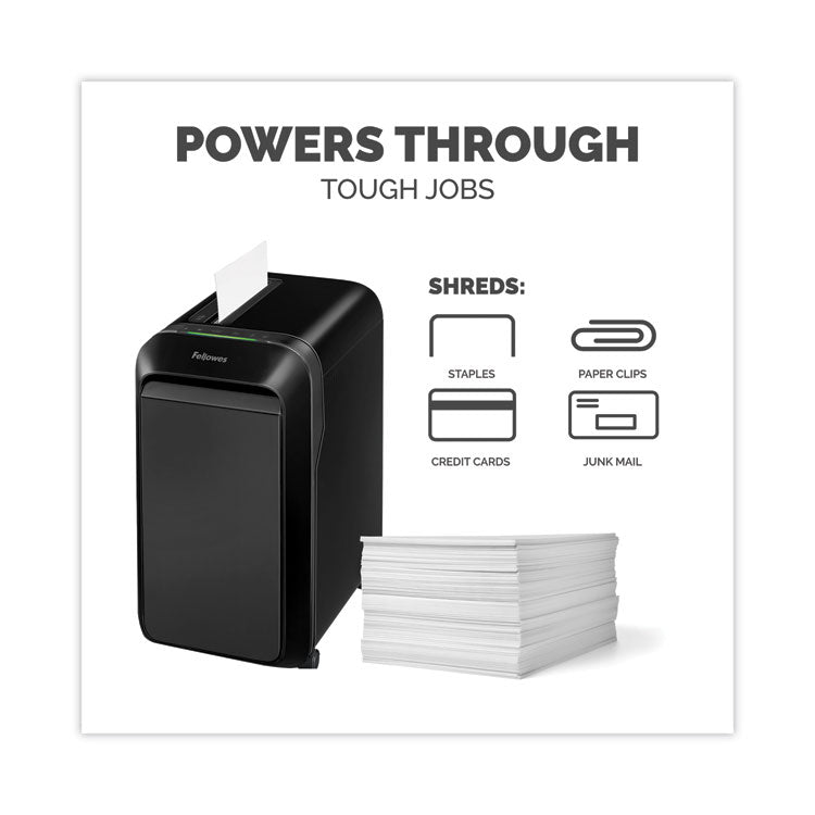 Powershred LX220 Micro-Cut Shredder, 20 Manual Sheet Capacity, Black 4