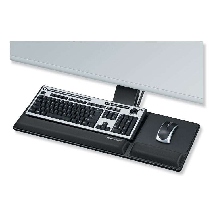 Designer Suites Compact Keyboard Tray, 19w X 9.5d, Black 1