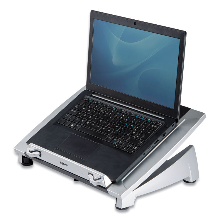 Office Suites Laptop Riser Plus, 15.06" X 10.5" X 6.5", Black/silver, Supports 10 Lbs 1