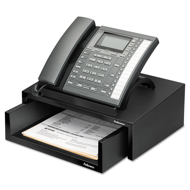 Designer SuitesT Telephone Stand, 13 x 9.13 x 4.38, Black Pearl 2