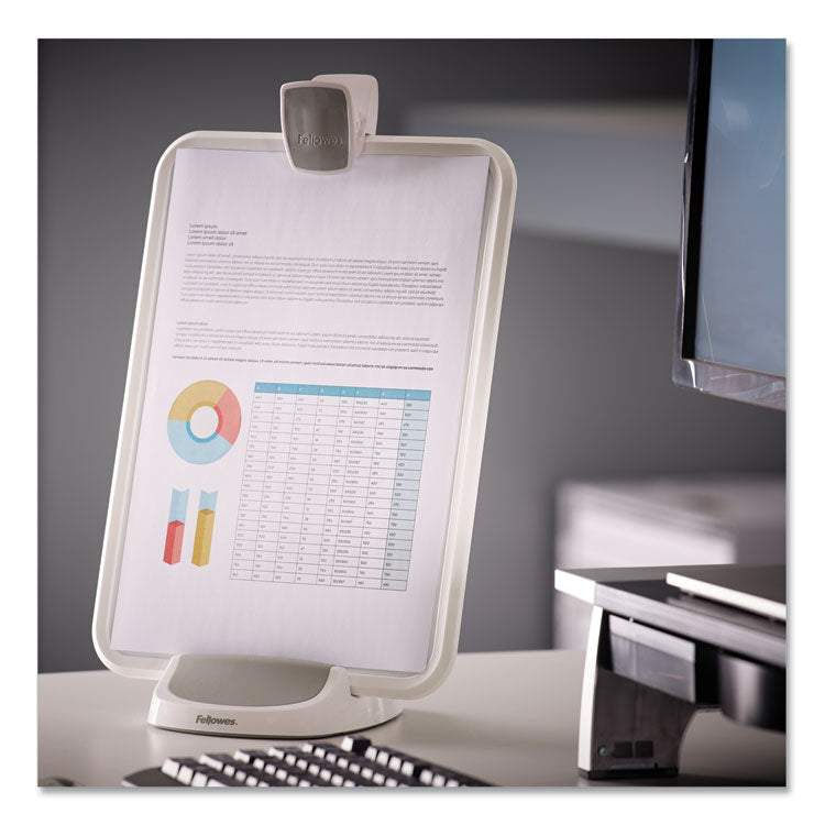 I-Spire Series Document Lift, 100 Sheet Capacity, Abs Plastic/high Impact Polystyrene, White/gray 6