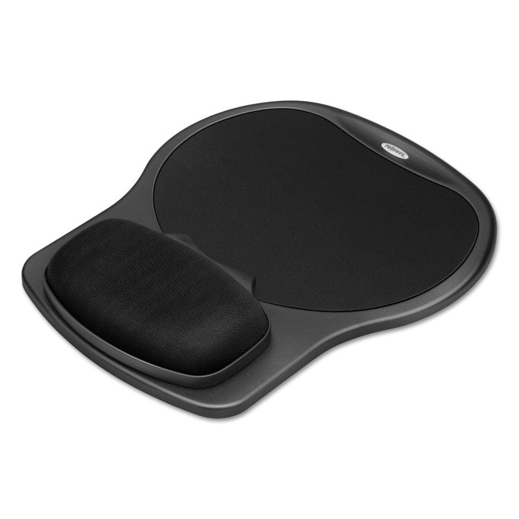 Easy Glide Gel Mouse Pad with Wrist Rest, 10 x 12, Black 2