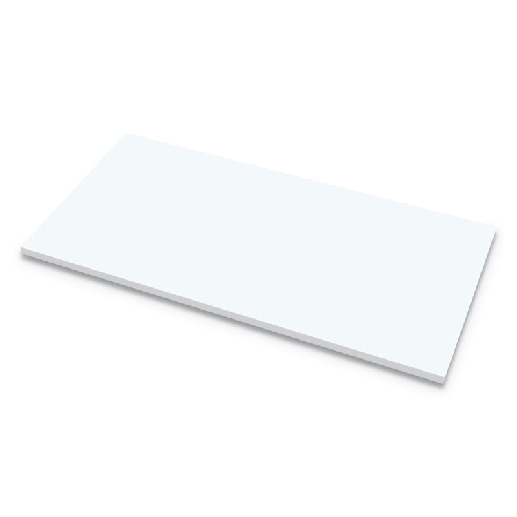 Levado Laminate Table Top, 48" x 24", White 1